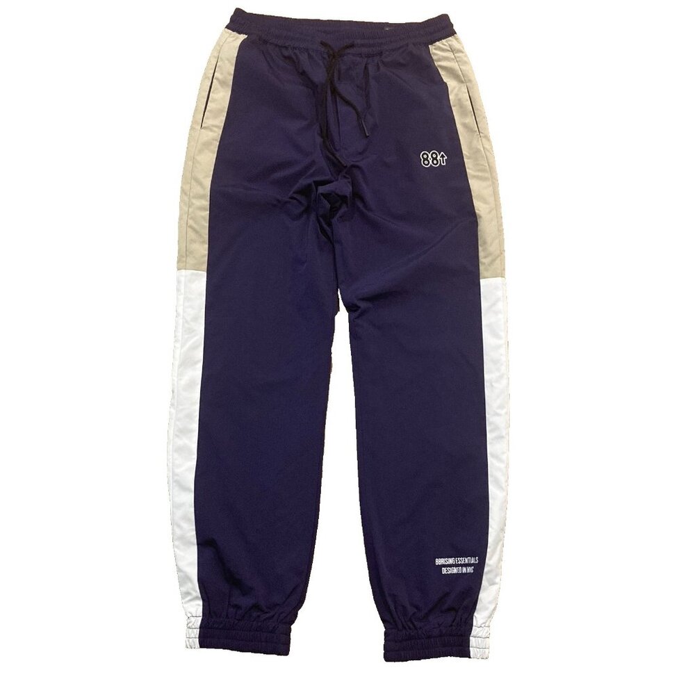 88rising Track Pants Size M Purple 88Core Colorblock 100% Nylon